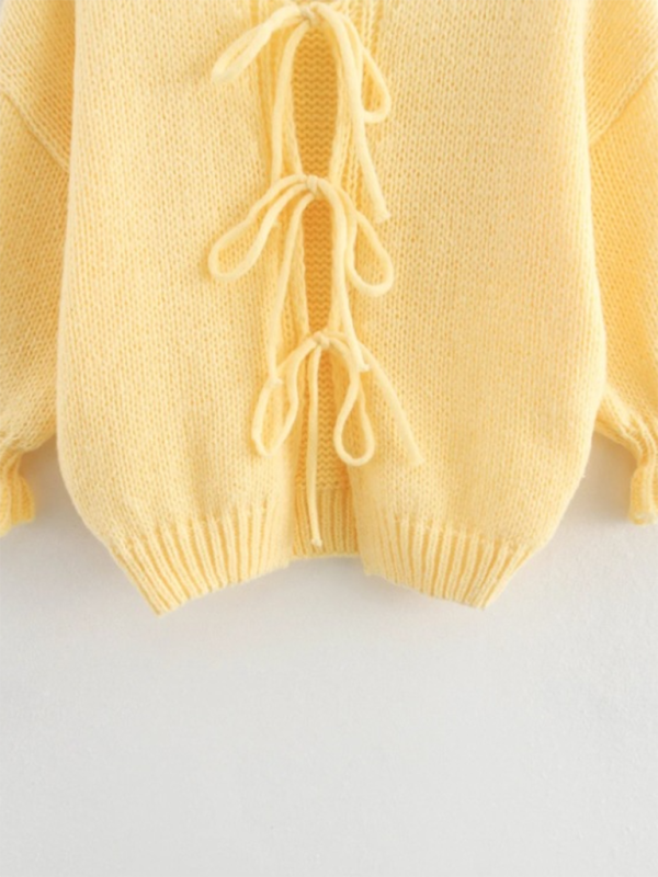 TEEK - Yellow Knit Sweater Vest SWEATER TEEK K   