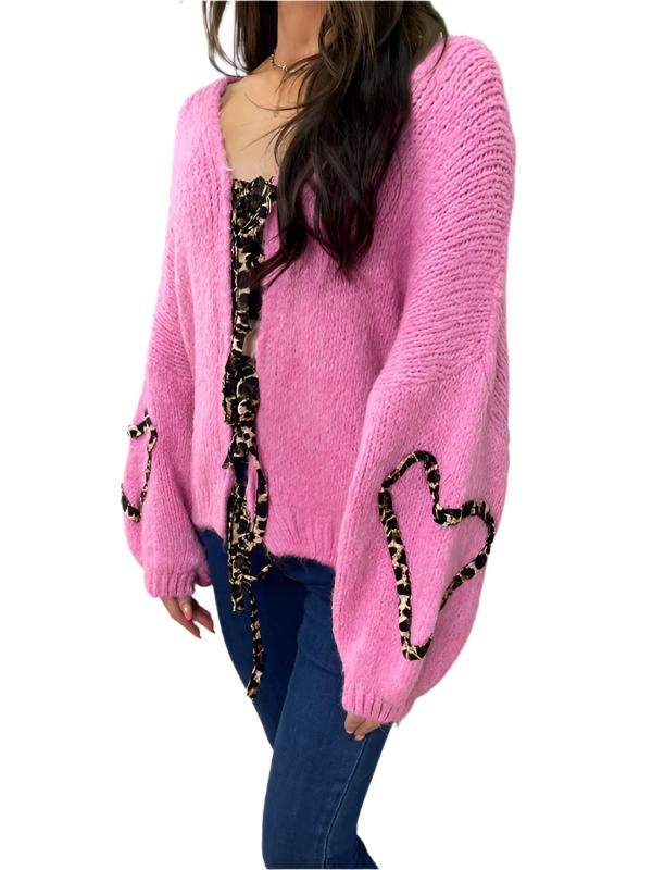 TEEK - Sweater Cardigan Loose Long-Sleeved Sweater TOPS TEEK K