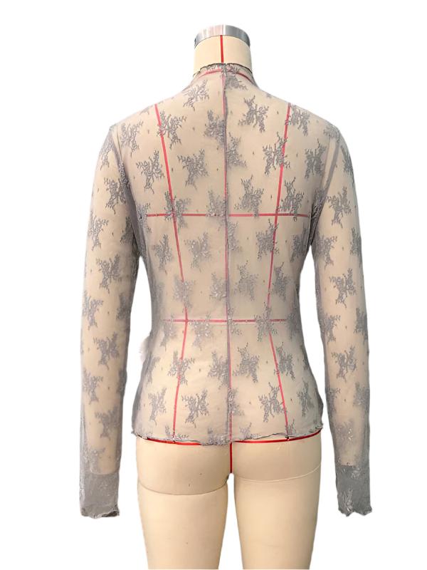 TEEK - Breathable Lace Mesh Multicolor Top TOPS TEEK K