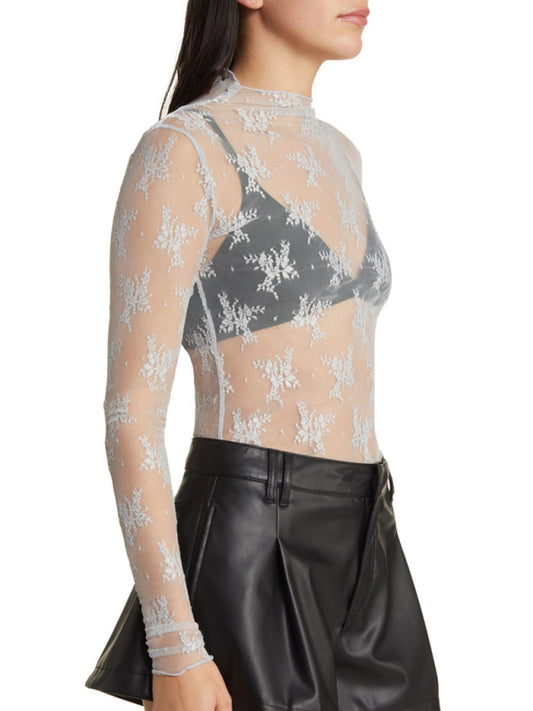 TEEK - Breathable Lace Mesh Multicolor Top TOPS TEEK K