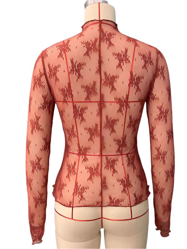 TEEK - Breathable Lace Mesh Multicolor Top TOPS TEEK K