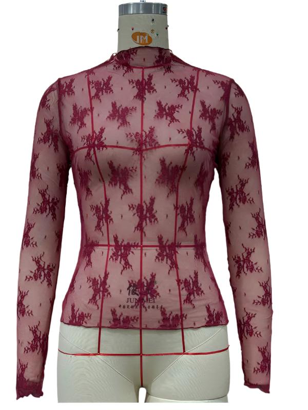 TEEK - Breathable Lace Mesh Multicolor Top TOPS TEEK K