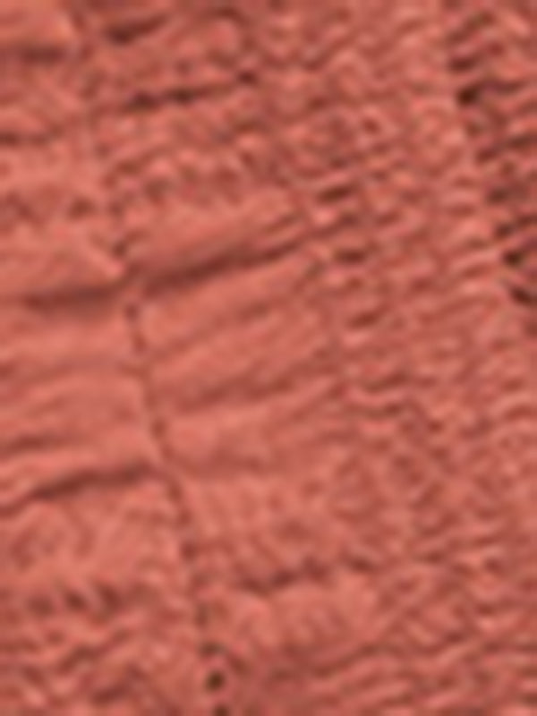 TEEK - Brick Red Tank Textured Pleated Dress DRESS TEEK K