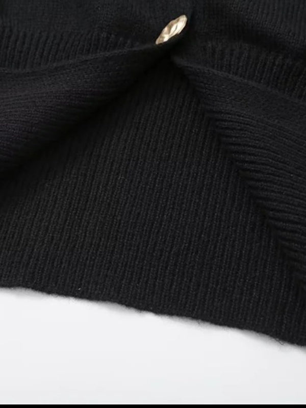 TEEK - V-Neck Button-Down Cardigan SWEATER TEEK K