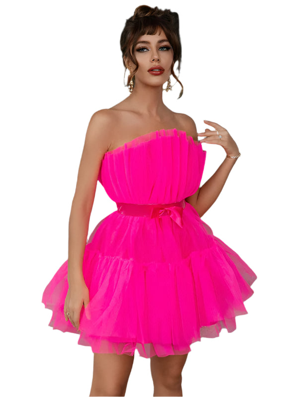 TEEK - Tulle Bow Tulle Dress DRESS TEEK K