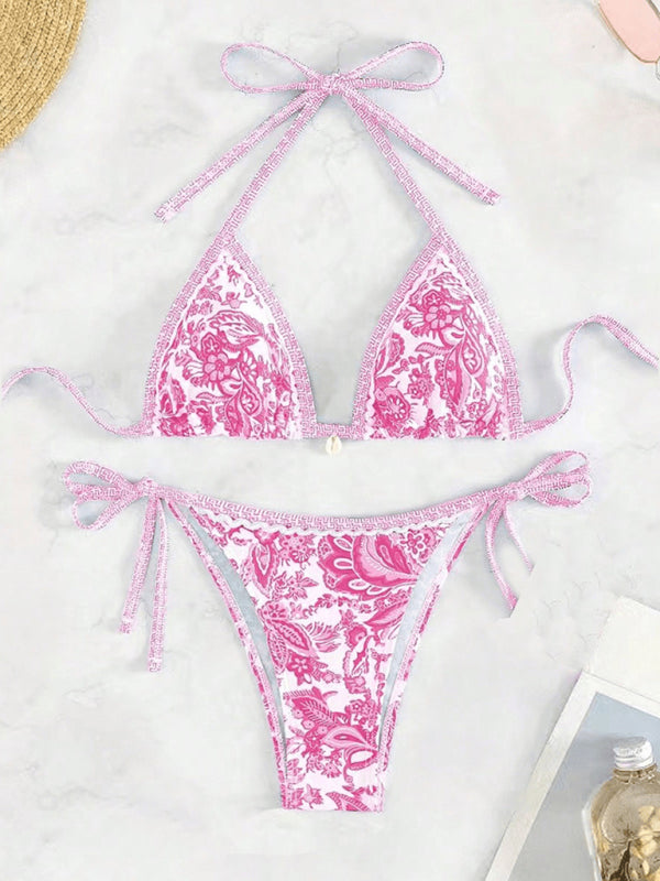 TEEK - Multicolor Floral Print Bikini SWIMWEAR TEEK K Pink S