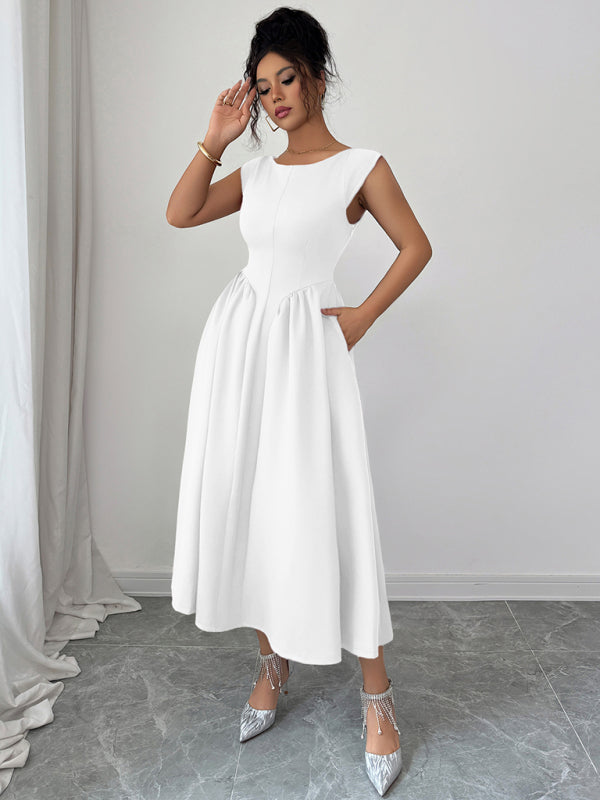 TEEK - Snatched Waiste Sleeveless Maxi Dress DRESS TEEK K