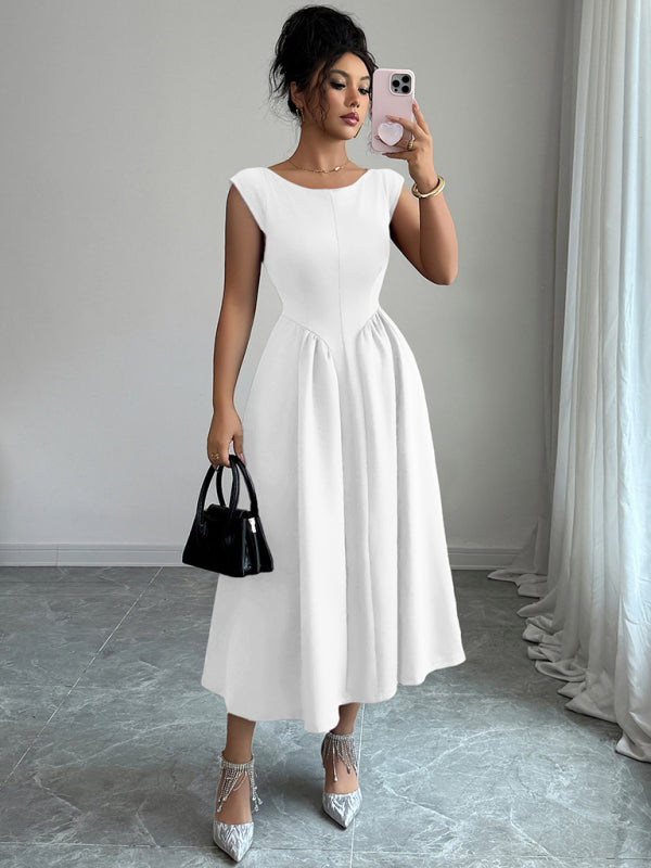 TEEK - Snatched Waiste Sleeveless Maxi Dress DRESS TEEK K