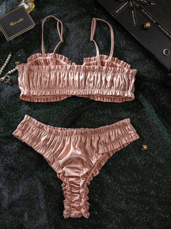 TEEK - Stretch Satin Comfortable Home Wear Set LINGERIE TEEK K