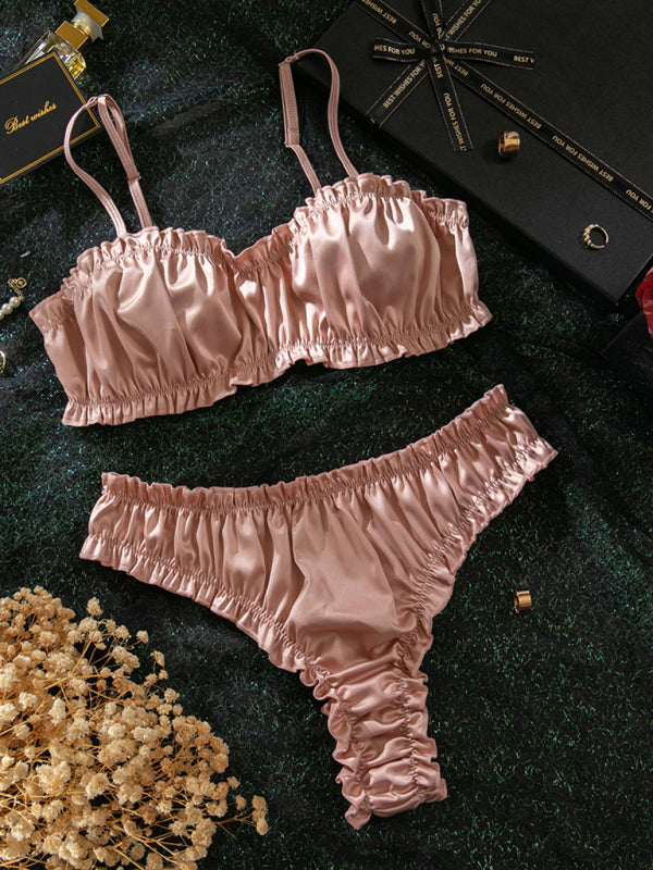 TEEK - Stretch Satin Comfortable Home Wear Set LINGERIE TEEK K