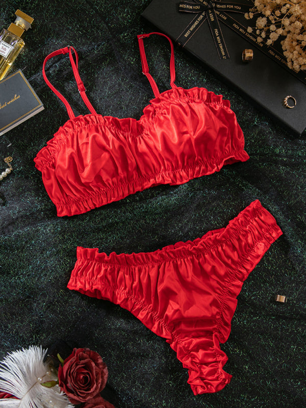 TEEK - Stretch Satin Comfortable Home Wear Set LINGERIE TEEK K