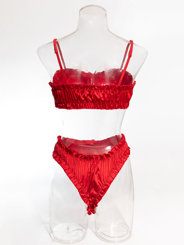 TEEK - Stretch Satin Comfortable Home Wear Set LINGERIE TEEK K