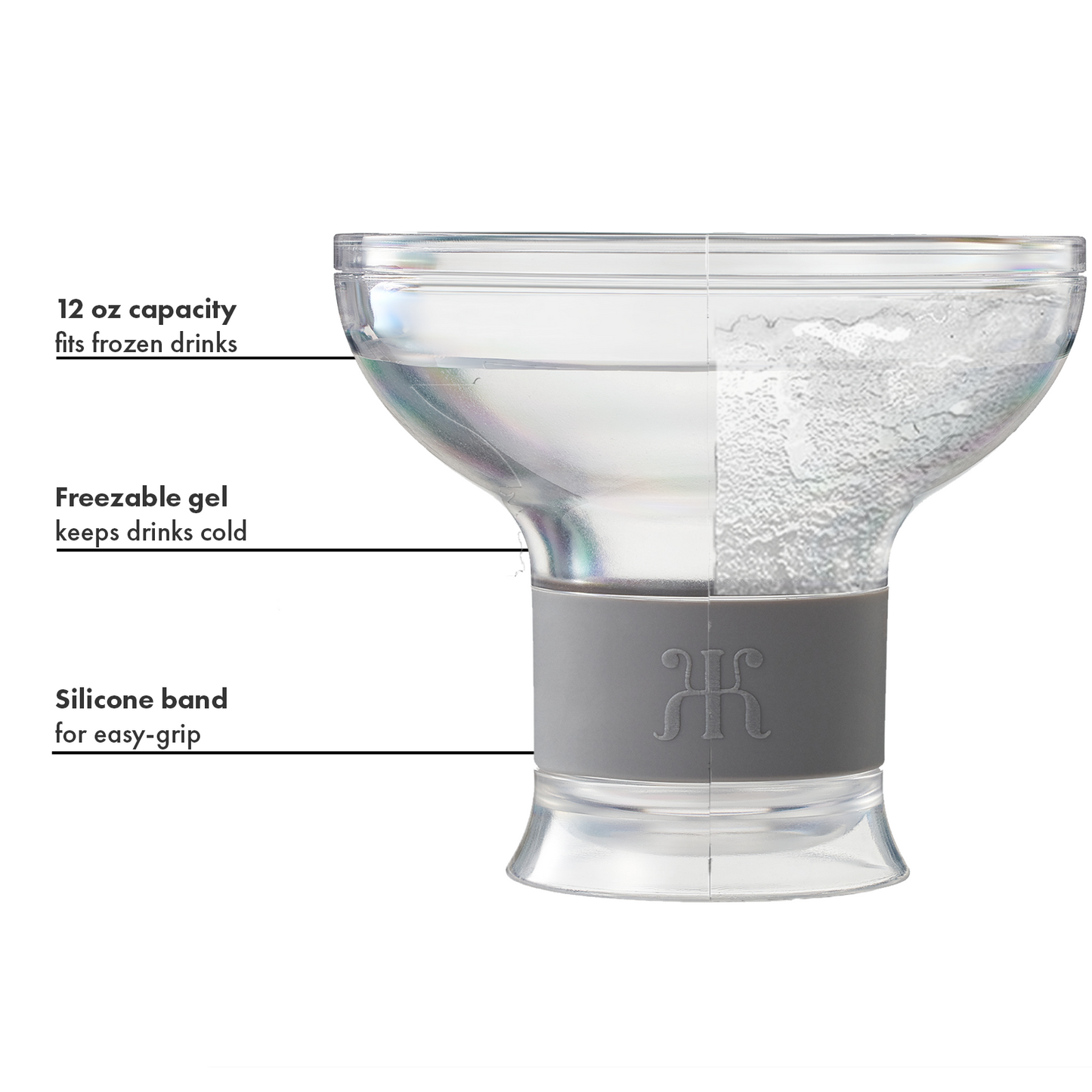 TEEK - Barcelona Frozen Margarita & Cocktail Chiller Glasses Set HOME DECOR TEEK KS