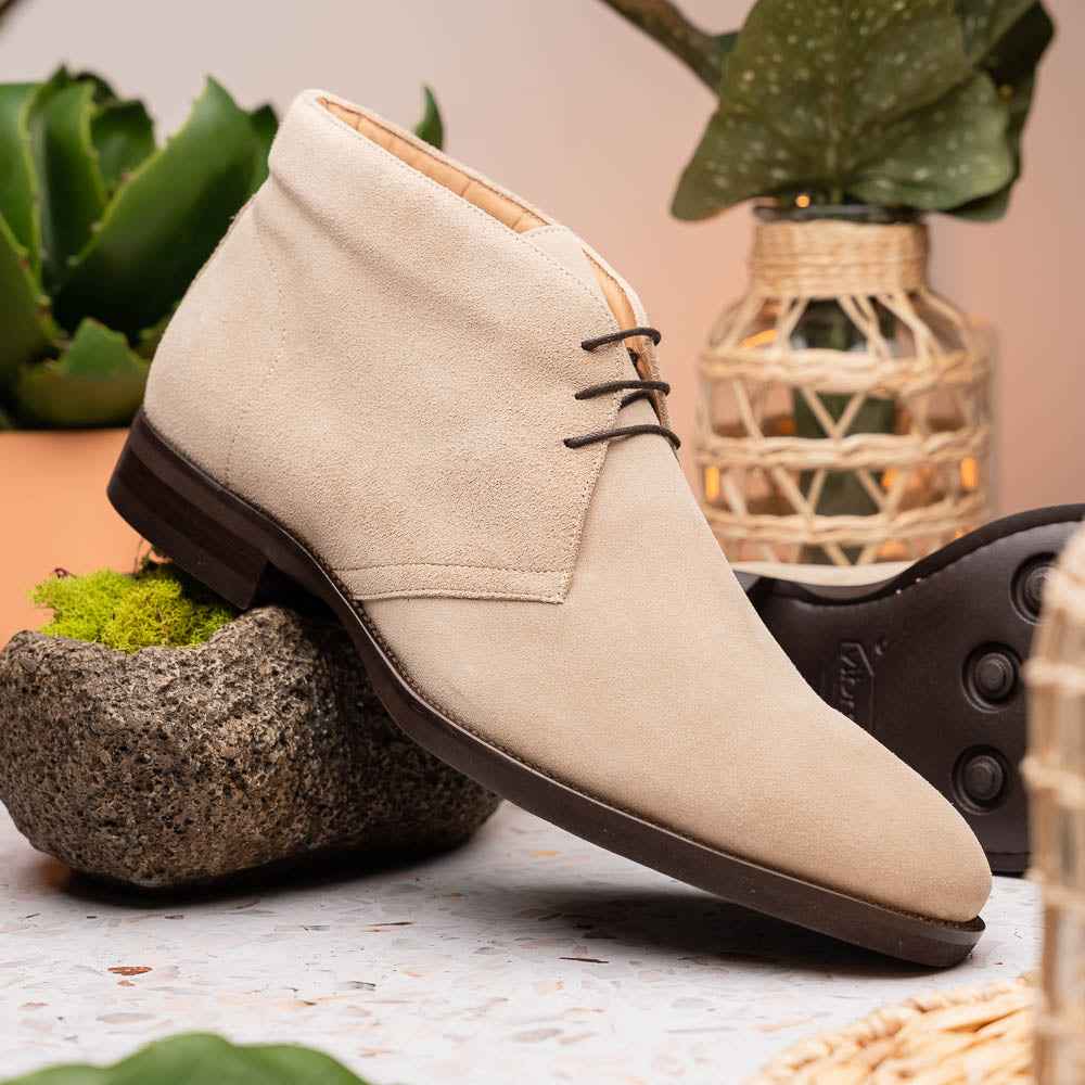 TEEK - 46-592-SND MARCO Suede Calfskin Chukka Boot Sand SHOES TEEK ZI