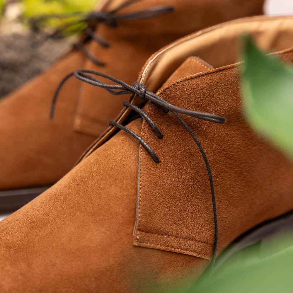 TEEK - 6-592-TOB MARCO Suede Calfskin Chukka Boot, Tobacco SHOES TEEK ZI
