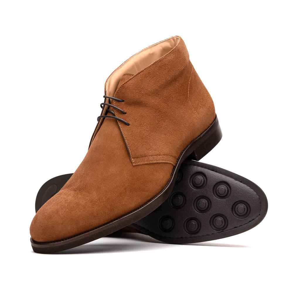 TEEK - 6-592-TOB MARCO Suede Calfskin Chukka Boot, Tobacco SHOES TEEK ZI Tobacco 8.0 M
