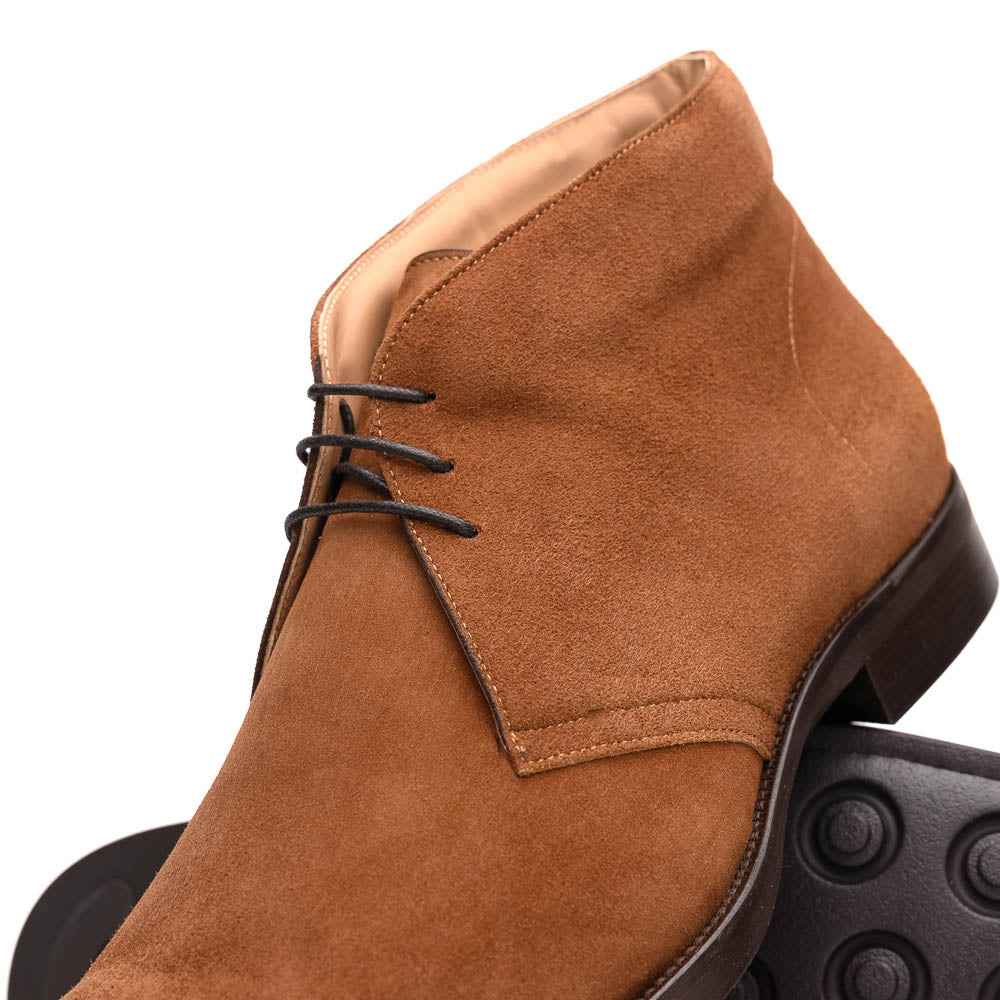 TEEK - 6-592-TOB MARCO Suede Calfskin Chukka Boot, Tobacco SHOES TEEK ZI