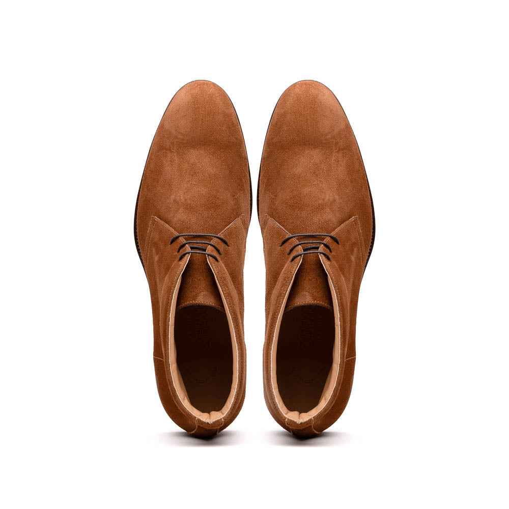 TEEK - 6-592-TOB MARCO Suede Calfskin Chukka Boot, Tobacco SHOES TEEK ZI