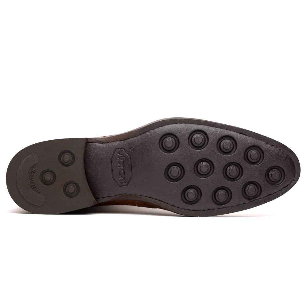 TEEK - 6-592-TOB MARCO Suede Calfskin Chukka Boot, Tobacco SHOES TEEK ZI