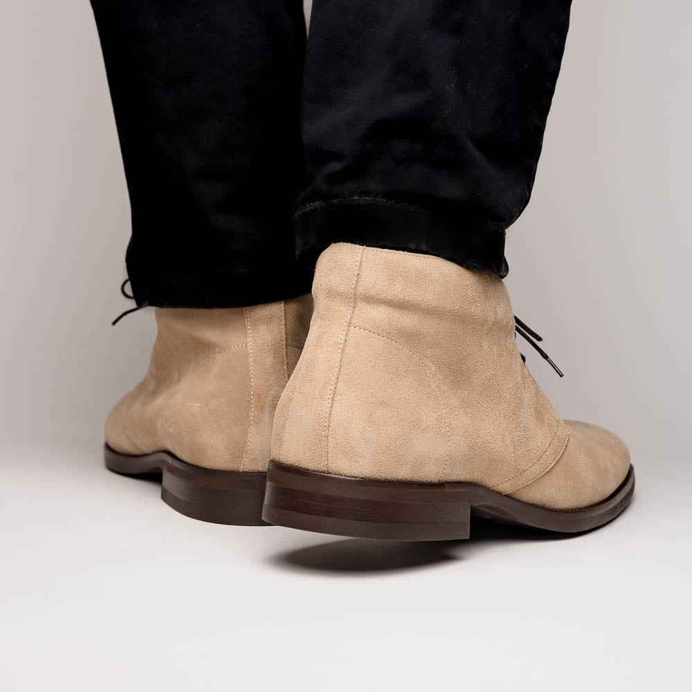 TEEK - 46-592-SND MARCO Suede Calfskin Chukka Boot Sand SHOES TEEK ZI