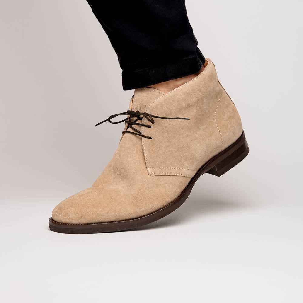 TEEK - 46-592-SND MARCO Suede Calfskin Chukka Boot Sand SHOES TEEK ZI