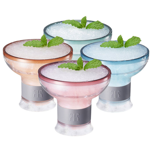 TEEK - Eze Frozen Margarita & Cocktail Chiller Glasses Acrylic Set HOME DECOR TEEK KS