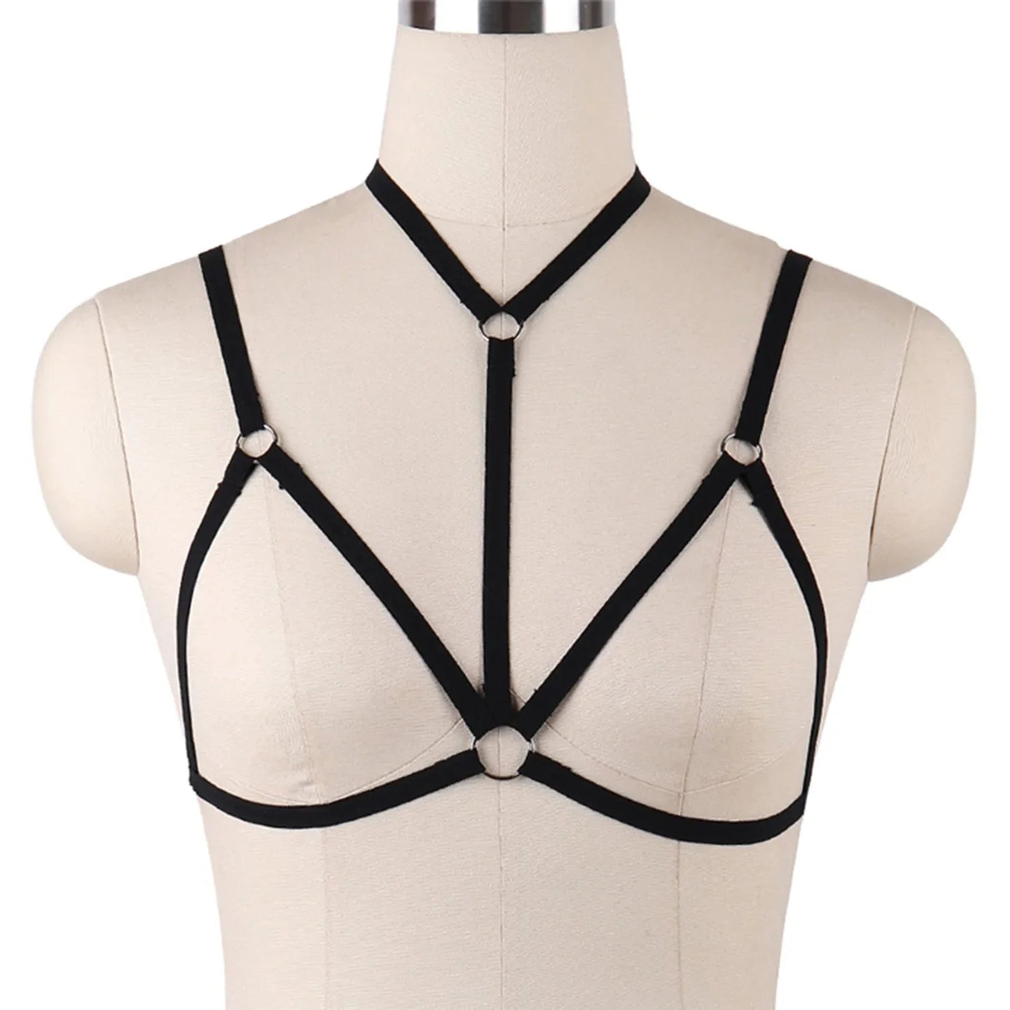 TEEK - Black Boerdo Triangle Body Harness BRA TEEK MS