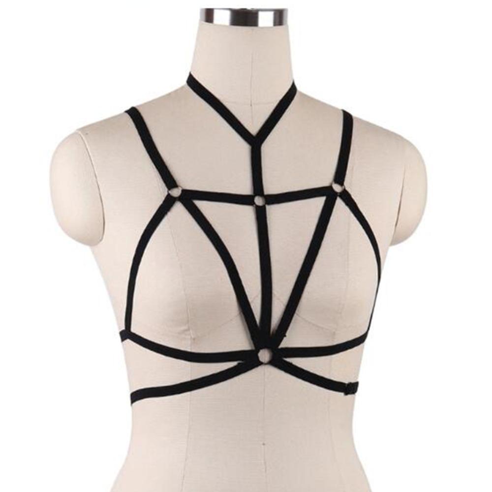TEEK - Black Chaluo Cross Body Harness BRA TEEK MS