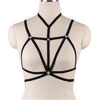 TEEK - Black Chaluo Cross Body Harness BRA TEEK MS