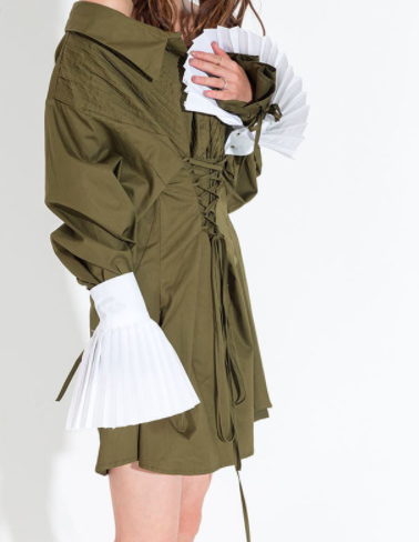 TEEK - Zend Pleated Wrist Cuffs TOPS TEEK MS