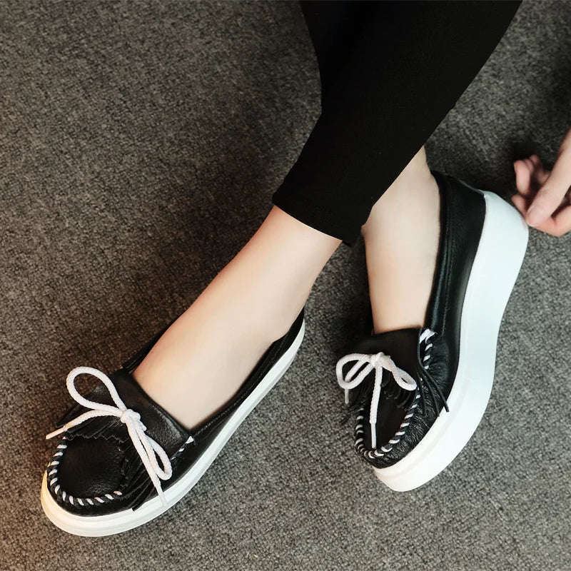 TEEK - Moeerue Platform Mocassins - Black SHOES TEEK MS