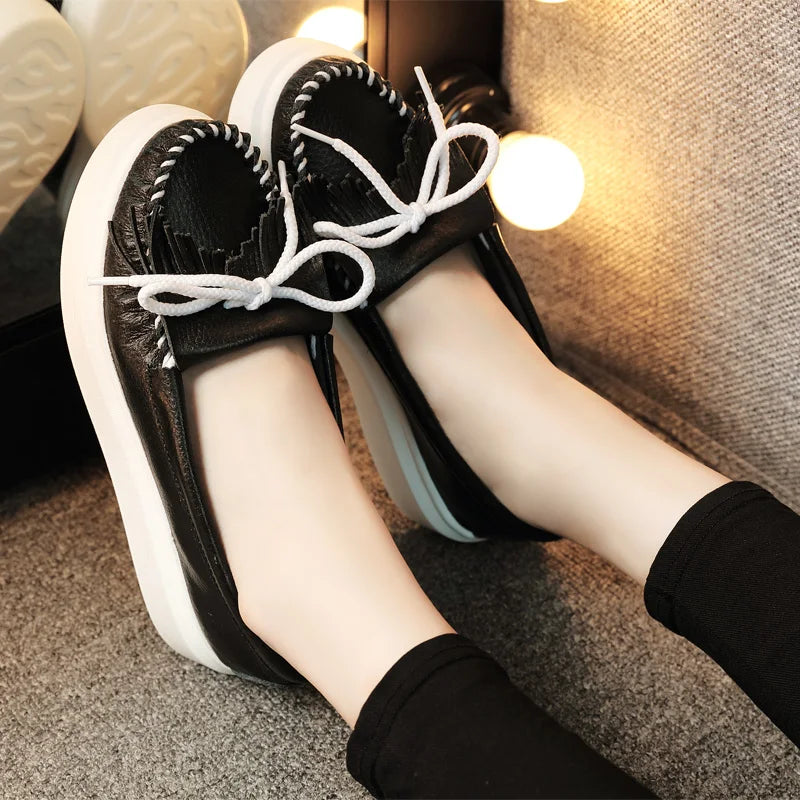 TEEK - Moeerue Platform Mocassins - Black SHOES TEEK MS