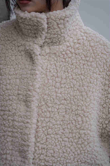 TEEK - Fleecie Combed Parka Coat - Sand COAT TEEK MS