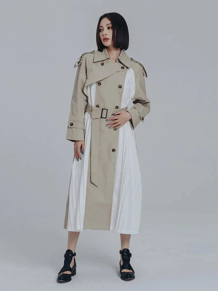 TEEK - Inspectah Pleated Trench Coat COAT TEEK MS
