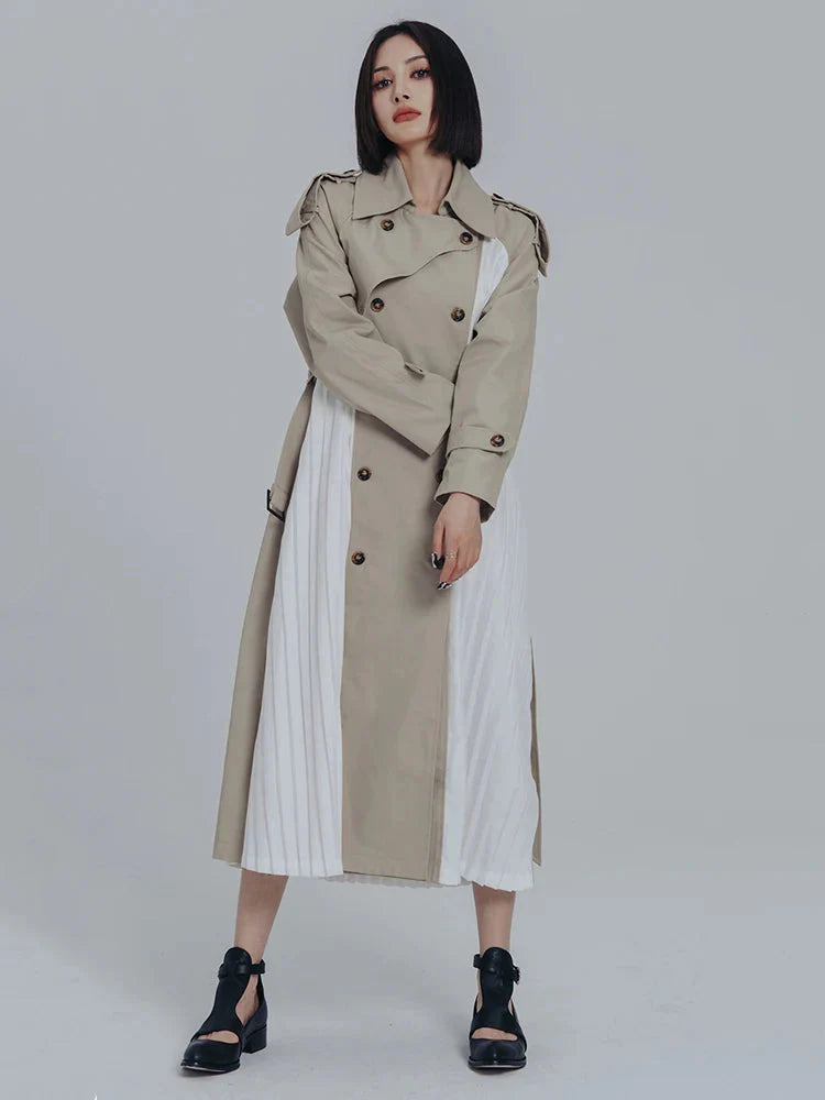 TEEK - Inspectah Pleated Trench Coat COAT TEEK MS
