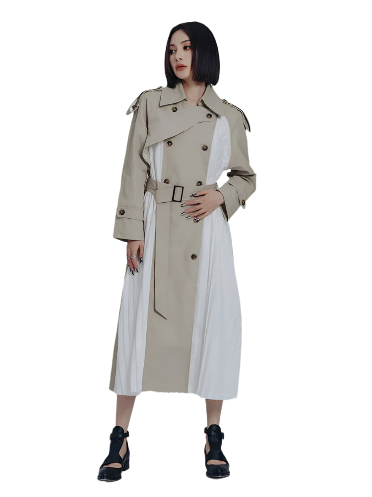 TEEK - Inspectah Pleated Trench Coat COAT TEEK MS