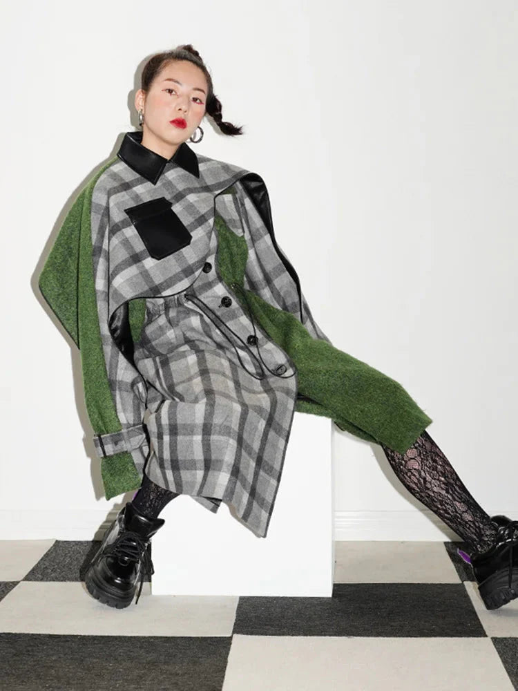 TEEK - Kuchana Asymmetric Cape Coat COAT TEEK MS