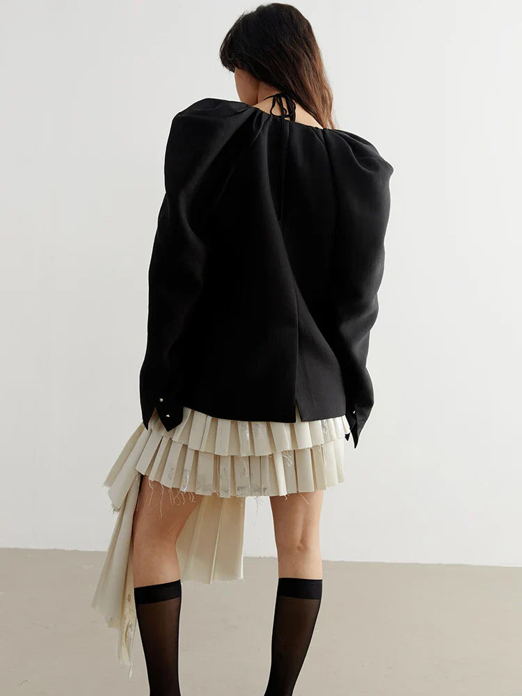 TEEK - Nandy Puff Sleeve Cut-Out Coat COAT TEEK MS