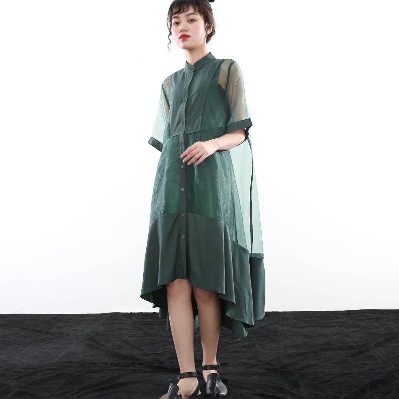 TEEK - Koharu Irregular Shirt Dress DRESS TEEK MS