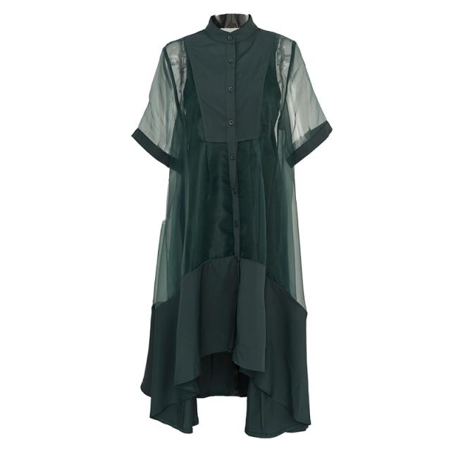 TEEK - Koharu Irregular Shirt Dress DRESS TEEK MS