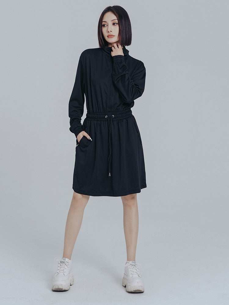TEEK - Mooni Drawstring Sweatshirt Dress DRESS TEEK MS