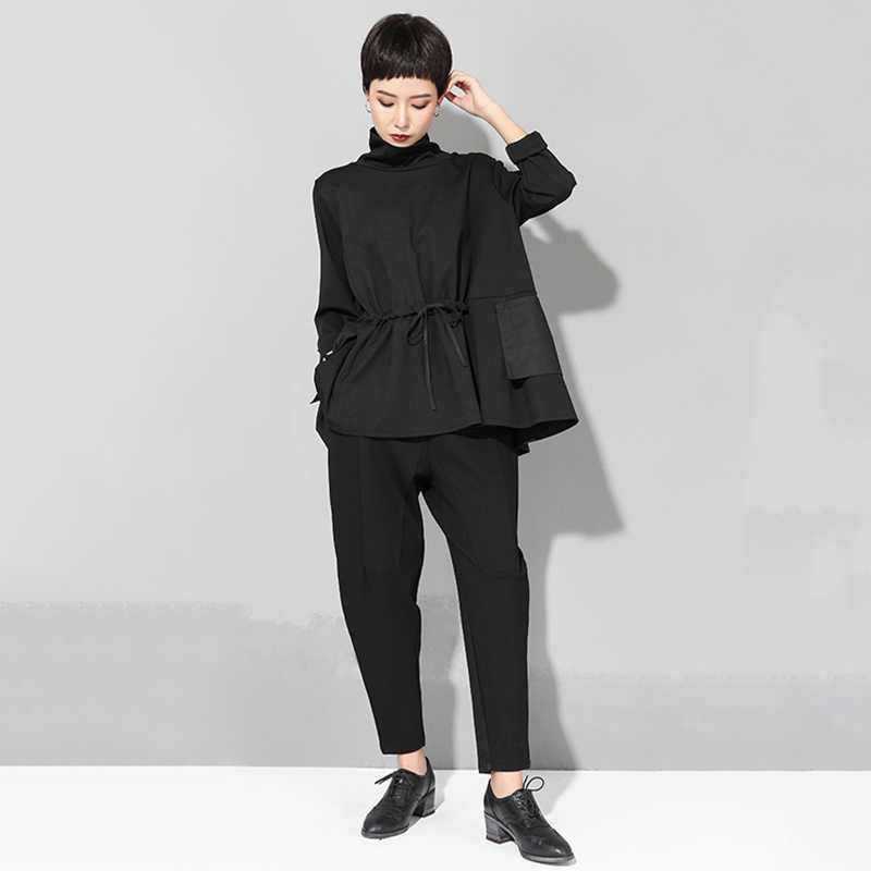 TEEK - Tsyua Drawstring Turtleneck Sweatshirt TOPS TEEK MS