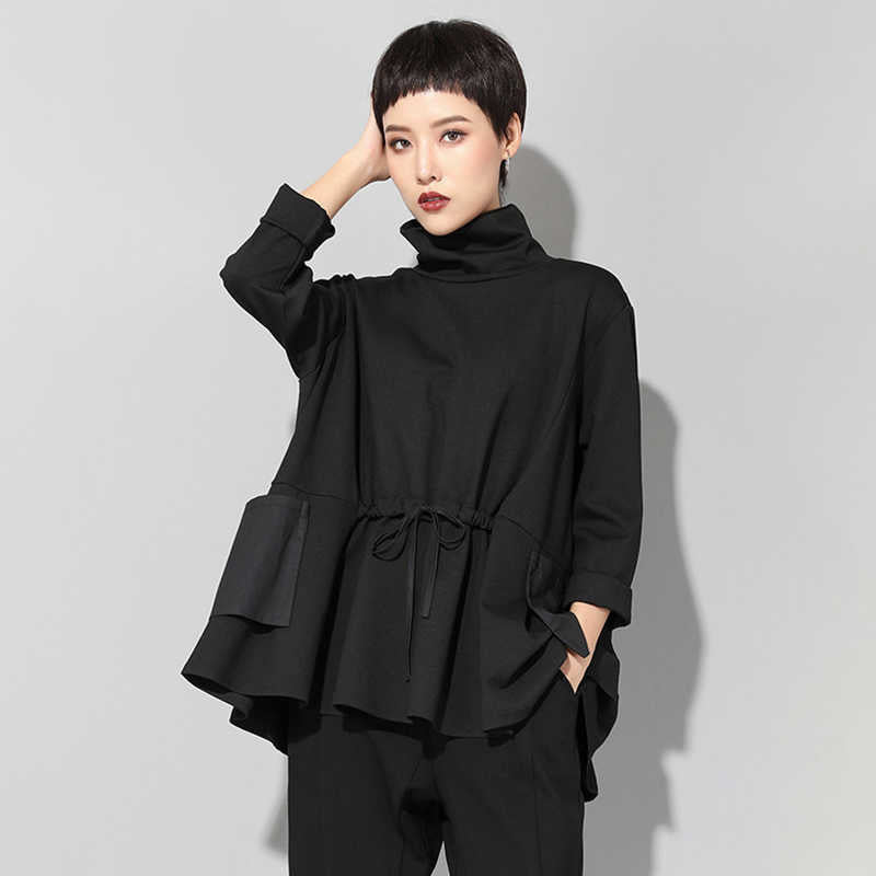 TEEK - Tsyua Drawstring Turtleneck Sweatshirt TOPS TEEK MS