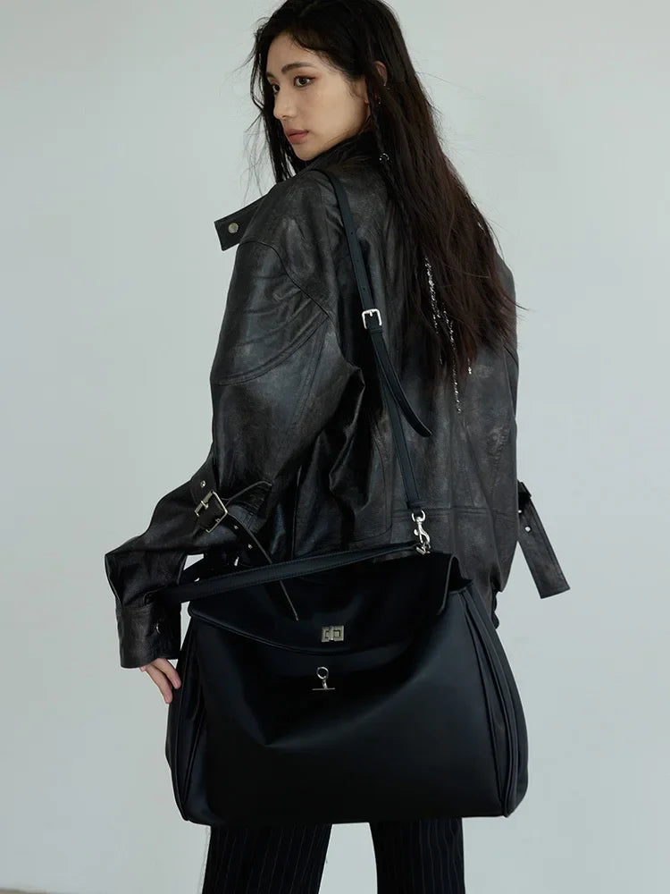 TEEK - Hakattua Vegan Leather Jacket JACKET TEEK MS