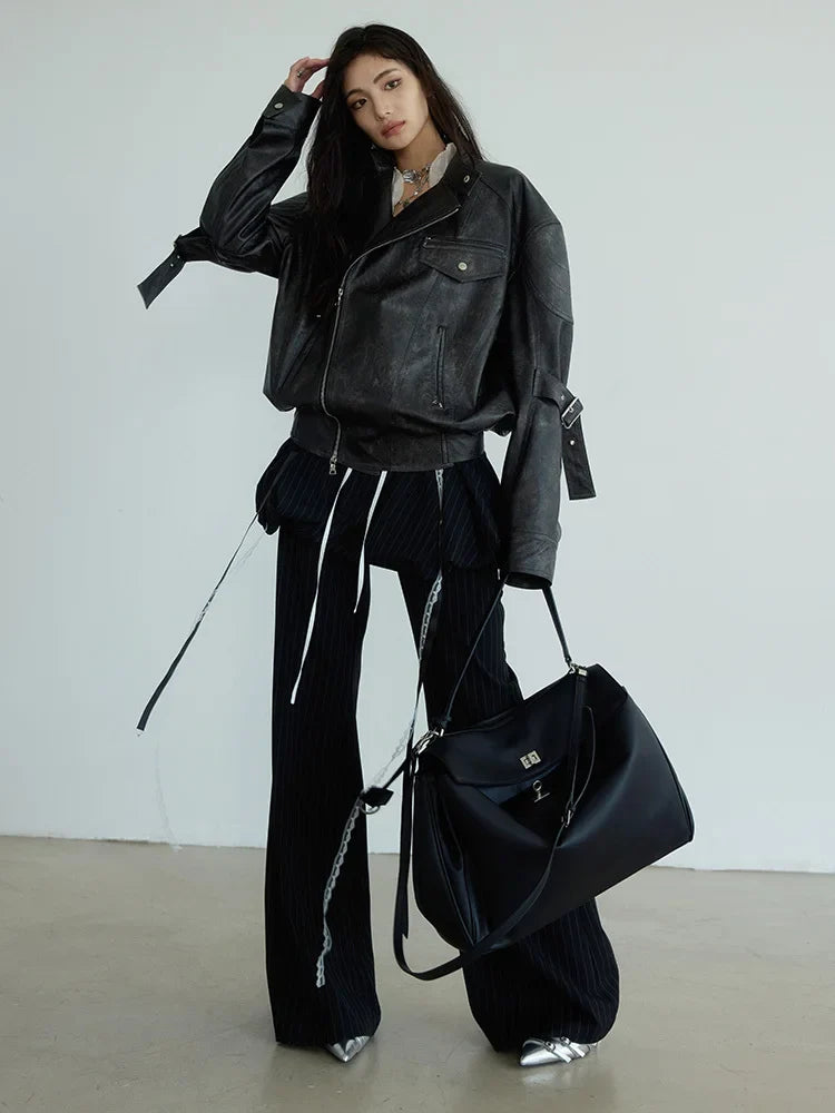 TEEK - Hakattua Vegan Leather Jacket JACKET TEEK MS