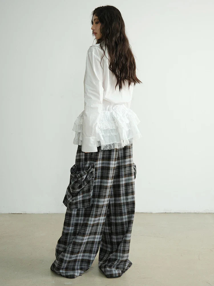 TEEK - Docter Plaid Cargo Pocket Pants PANTS TEEK MS