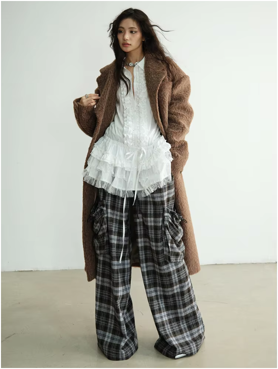 TEEK - Docter Plaid Cargo Pocket Pants PANTS TEEK MS