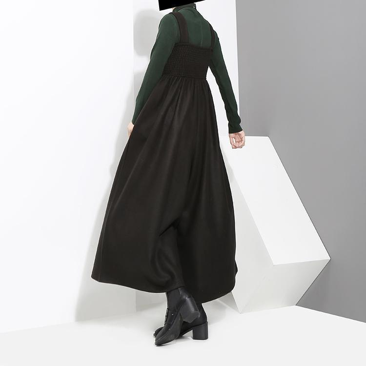 TEEK - Jucee Wide Leg Overalls - Black OVERALLS TEEK MS