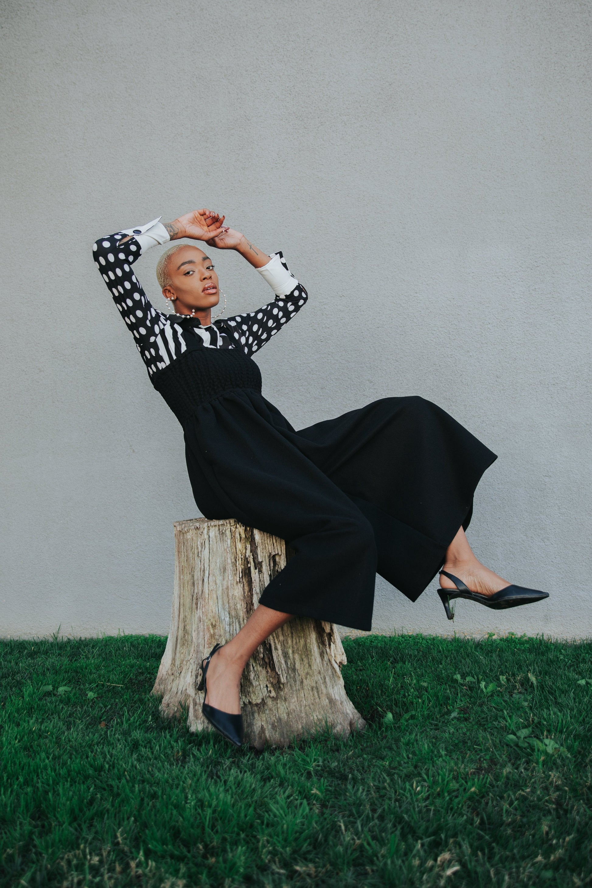 TEEK - Jucee Wide Leg Overalls - Black OVERALLS TEEK MS