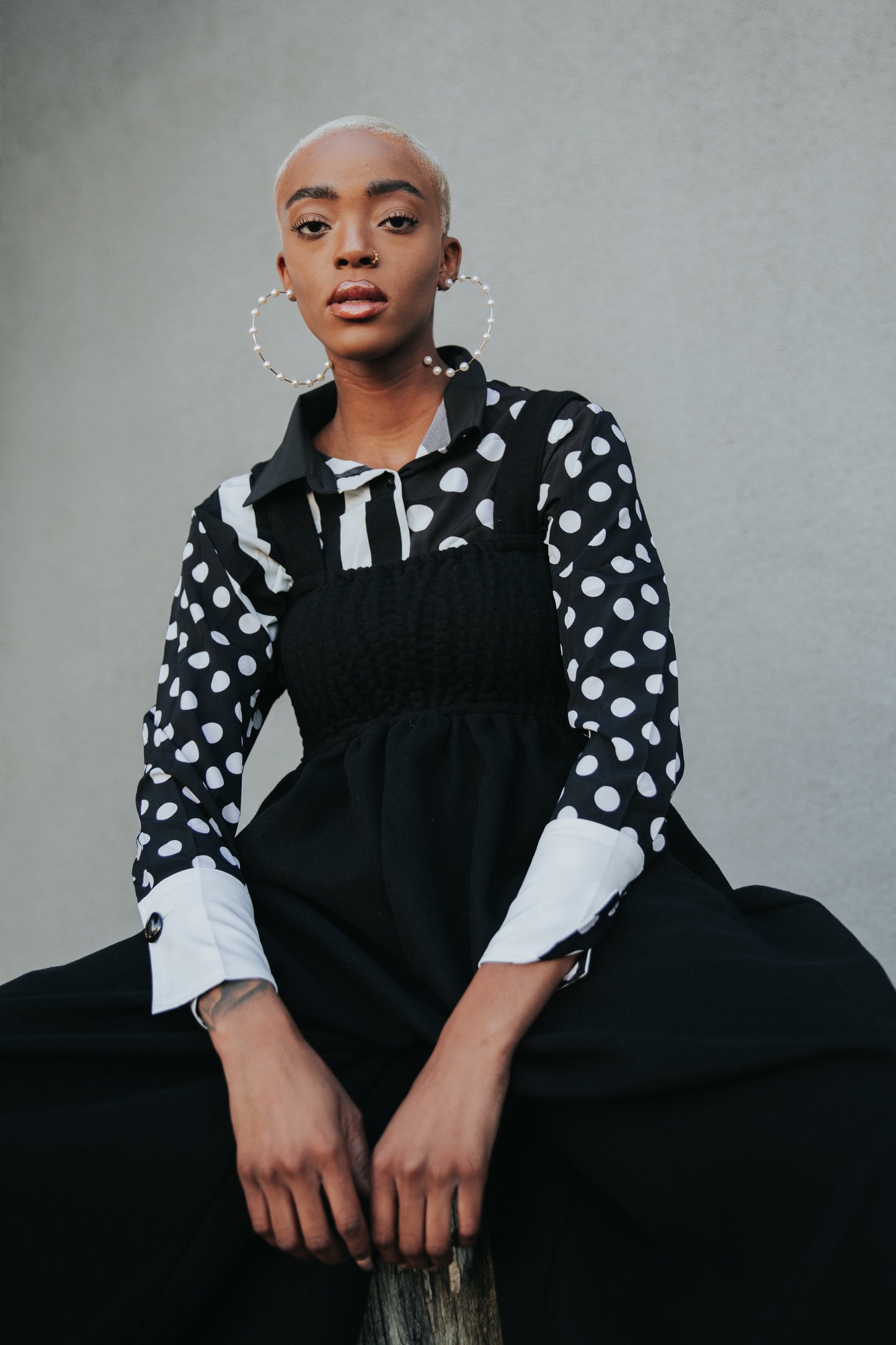 TEEK - Jucee Wide Leg Overalls - Black OVERALLS TEEK MS